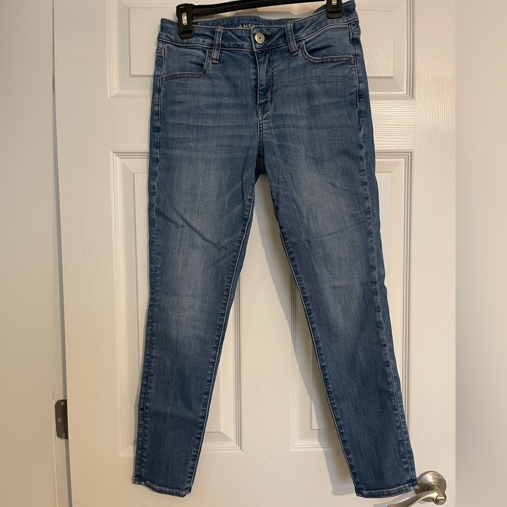 American Eagle Outfitters Blue Skinny Jeans